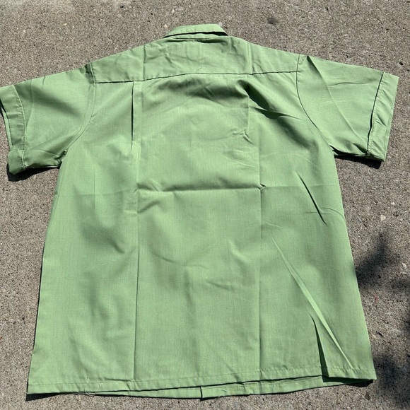 Vintage 1960s 70s Matt Andrews Mens Permanent Press Shirt Button Up embroidered - Picture 8 of 8